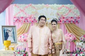 ชุดไทยเจ้าสาว ชุดไทยจักรพรรดิ์ เช่าที่แบมบี้ เวดดิ้ง ห้วยขวาง